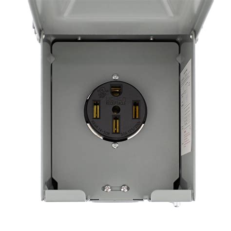 50 amp rv electrical box|50 amp rv outlet box.